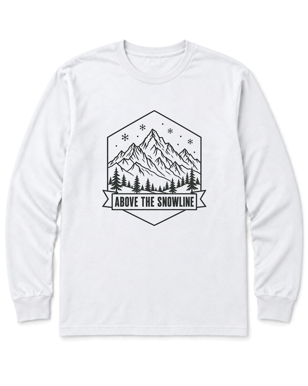 Above the Snowline Long Sleeve Shirt - White