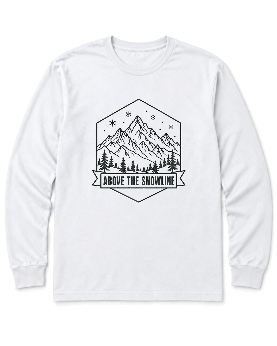 Above the Snowline Long Sleeve Shirt - White