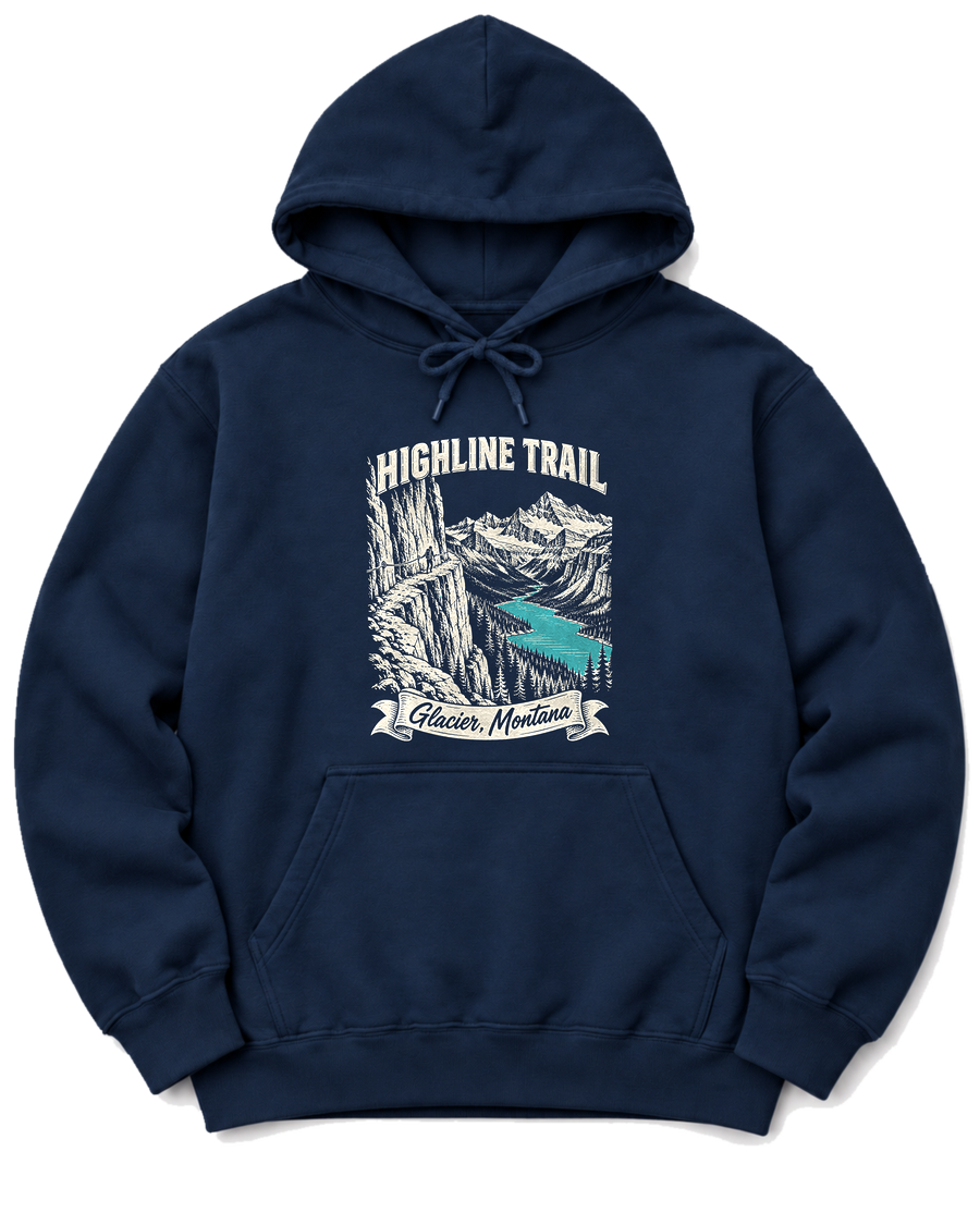 Highline Trail Hoodie - Navy