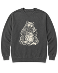 Snack Thief Bear Sweatshirt - Pepper