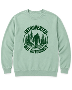 Introverted but Outdoorsy Sweatshirt - Chalky Mint