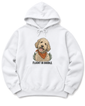 Fluent in Doodle Hoodie - White