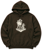Upside-Down Map Hoodie - Dark Chocolate