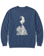 Show-Off Mountain Goat Sweatshirt - Denim