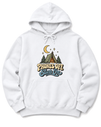 Phones Off, Stars On Hoodie - White