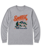 Shortcut Added Three Hours Long Sleeve Shirt - Sport Grey