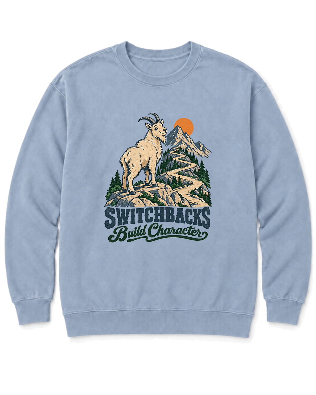 Switchbacks Build Character Sweatshirt - Chambray