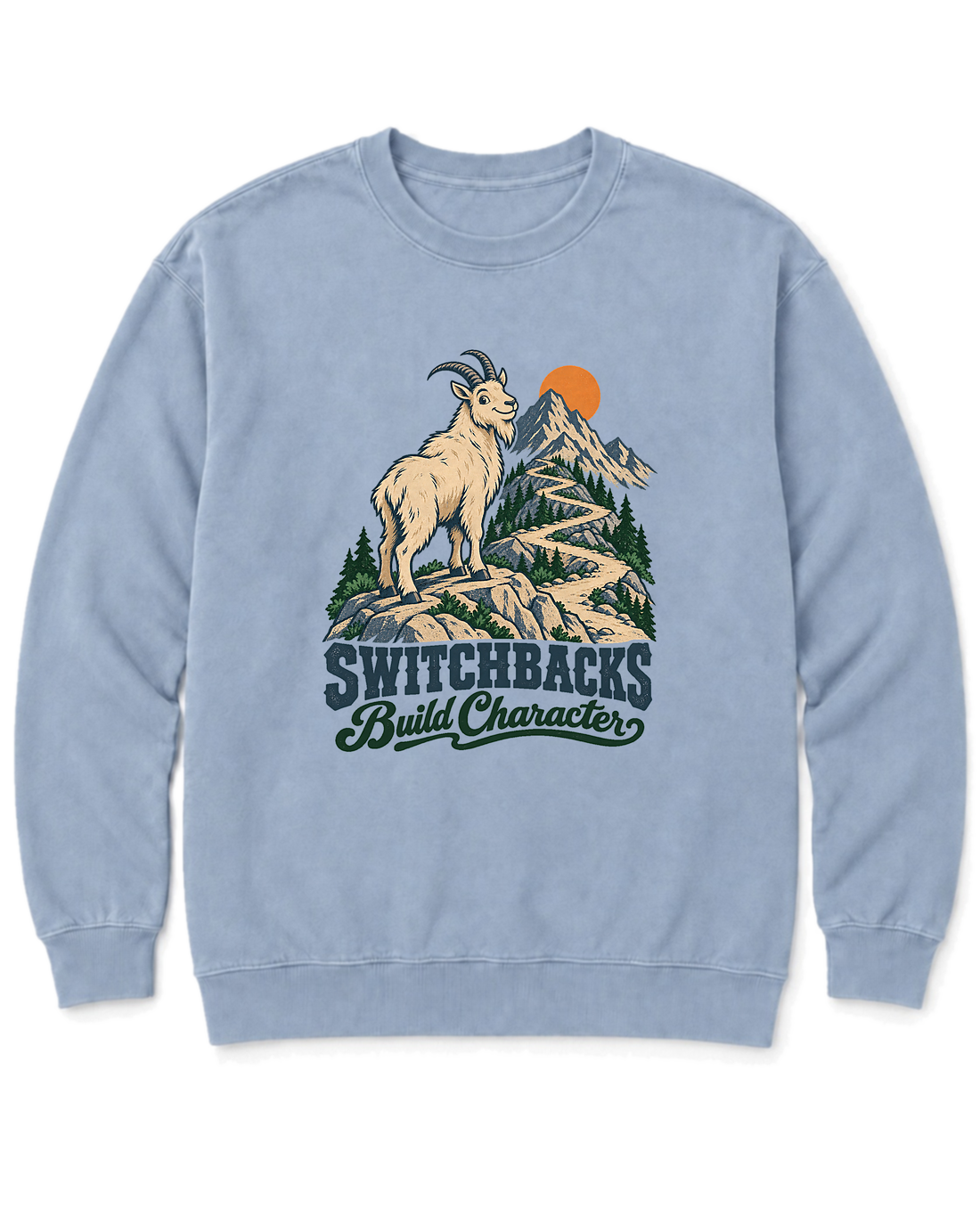 Switchbacks Build Character Sweatshirt - Chambray