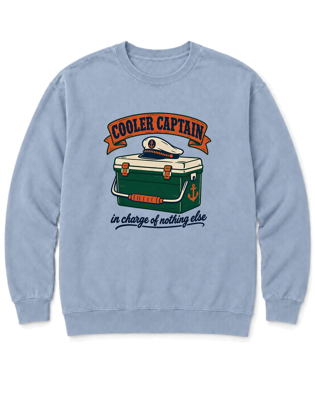 Cooler Captain Sweatshirt - Chambray