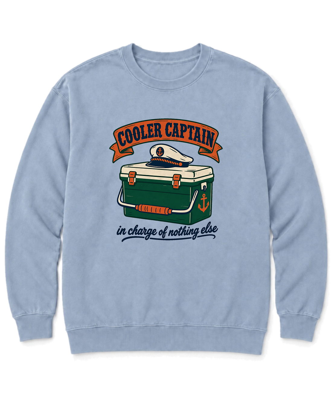 Cooler Captain Sweatshirt - Chambray