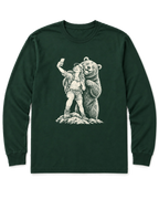 Summit Photobomb Long Sleeve Shirt - Forest Green