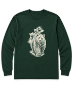 Mama Bear Hike Long Sleeve Shirt - Forest Green