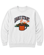 Early Start-ish Sweatshirt - White