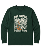 John Muir Trail Long Sleeve Shirt - Forest Green