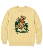 One More Mile, Then Snacks Sweatshirt - Butter