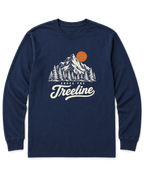 Above the Treeline Long Sleeve Shirt - Navy