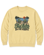 The Lake Sets the Schedule Sweatshirt - Butter