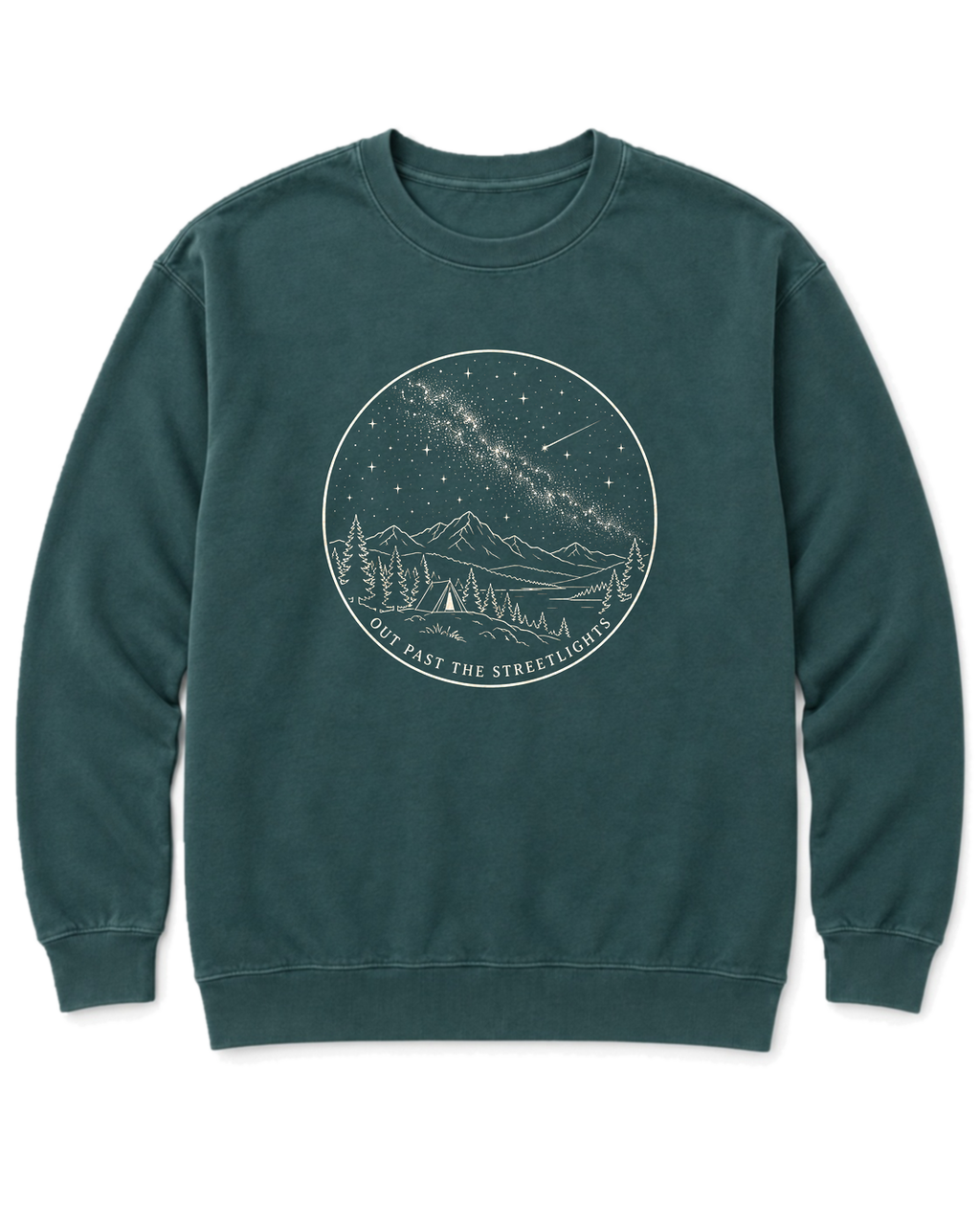 Out Past the Streetlights Sweatshirt - Blue Spruce