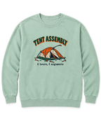 Tent Assembly Sweatshirt - Chalky Mint