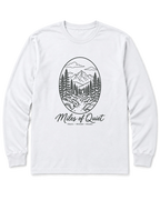 Miles of Quiet Long Sleeve Shirt - White