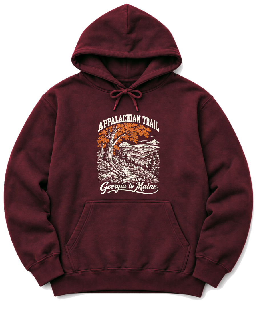 Appalachian Trail Hoodie - Maroon