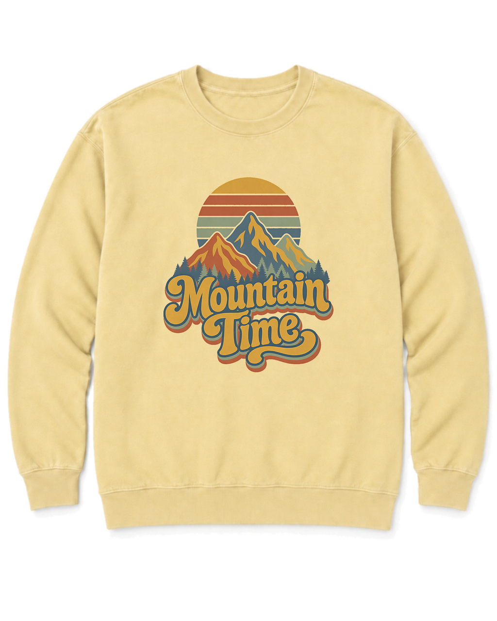 Mountain Time Sweatshirt - Butter