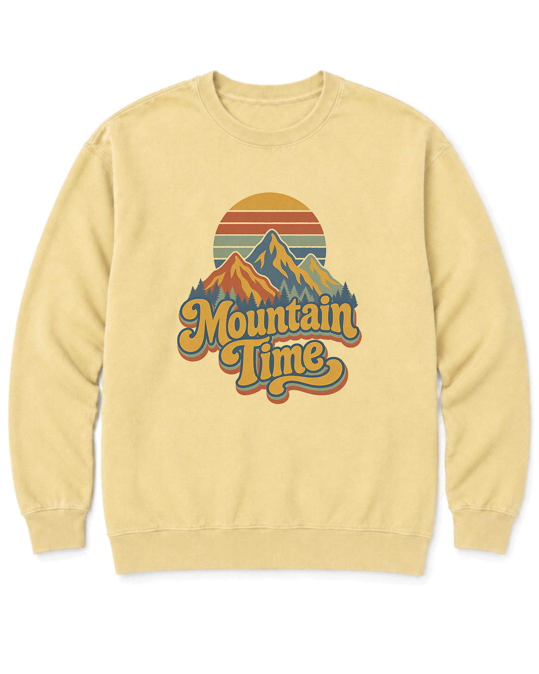 Mountain Time Sweatshirt - Butter