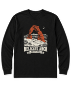Delicate Arch Long Sleeve Shirt - Black