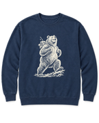 Tiny Backpack Grizzly Sweatshirt - True Navy