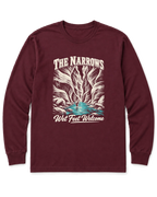 The Narrows Long Sleeve Shirt - Maroon
