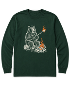 Marshmallow Meltdown Long Sleeve Shirt - Forest Green