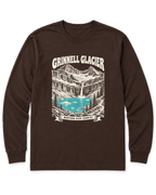 Grinnell Glacier Long Sleeve Shirt - Dark Chocolate