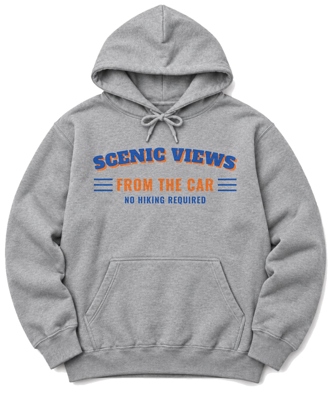 Scenic Views from the Car Hoodie - Sport Grey
