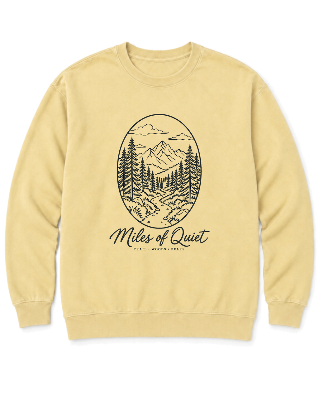 Miles of Quiet Sweatshirt - Butter