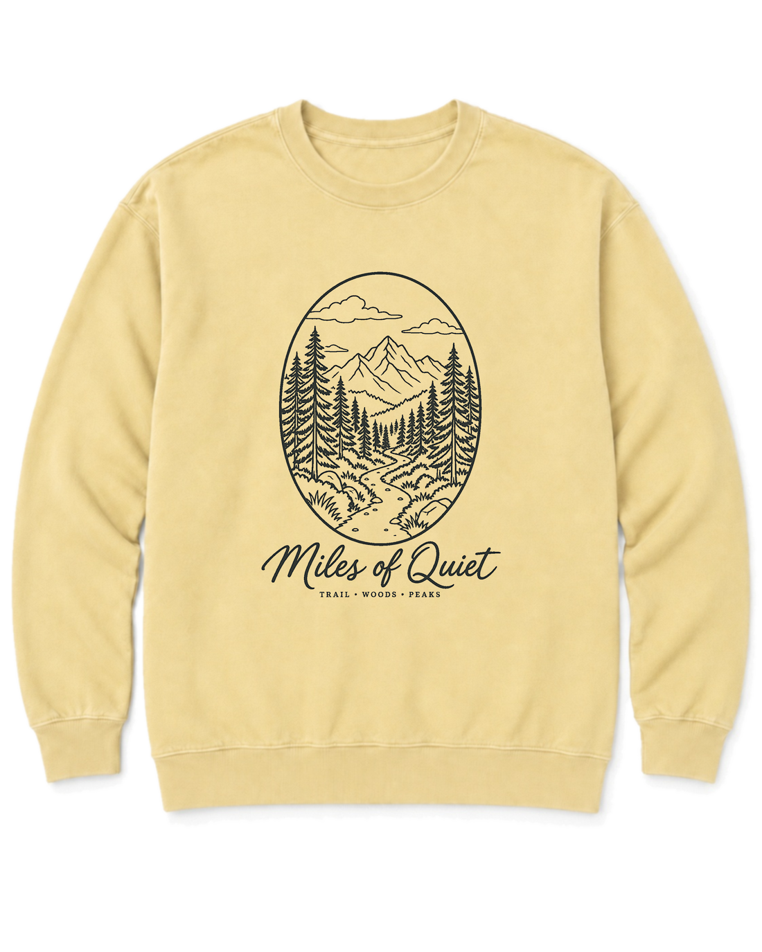 Miles of Quiet Sweatshirt - Butter