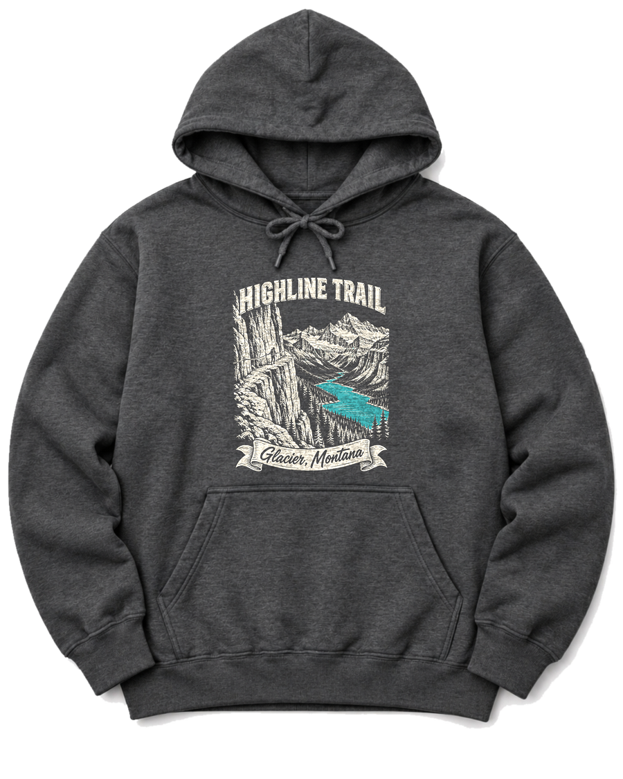 Highline Trail Hoodie - Dark Heather