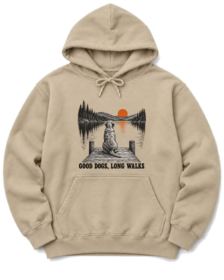 Good Dogs, Long Walks Hoodie