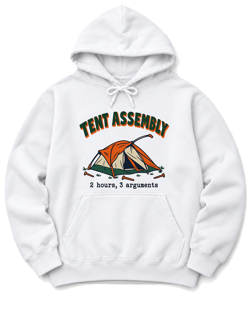 Tent Assembly Hoodie - White