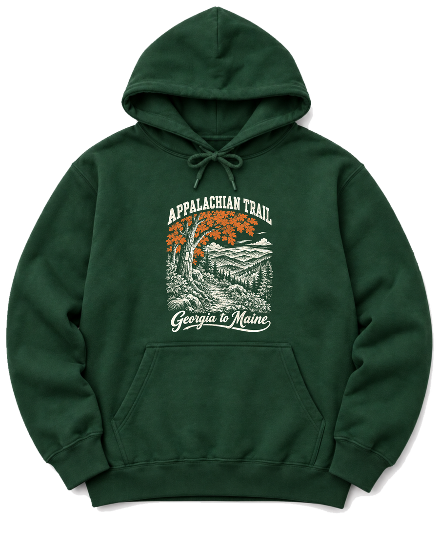 Appalachian Trail Hoodie - Forest Green