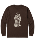 Bigfoot Hide and Seek Long Sleeve Shirt - Dark Chocolate
