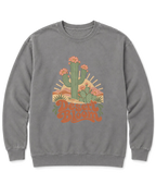 Desert Bloom Sweatshirt - Grey