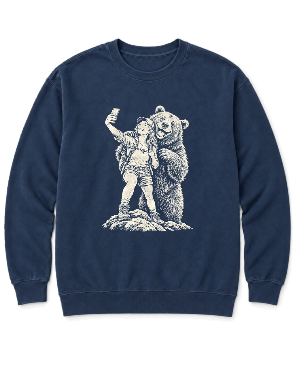 Summit Photobomb Sweatshirt - True Navy