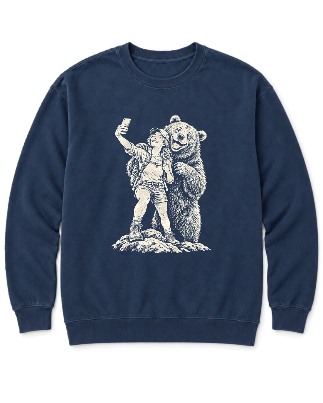 Summit Photobomb Sweatshirt - True Navy