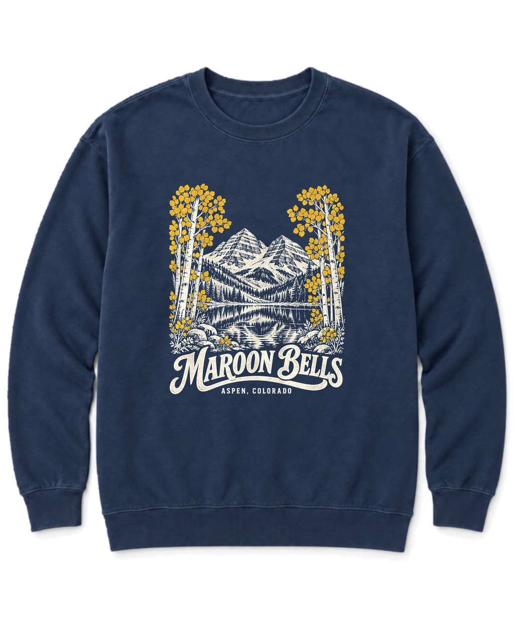 Maroon Bells Sweatshirt - True Navy