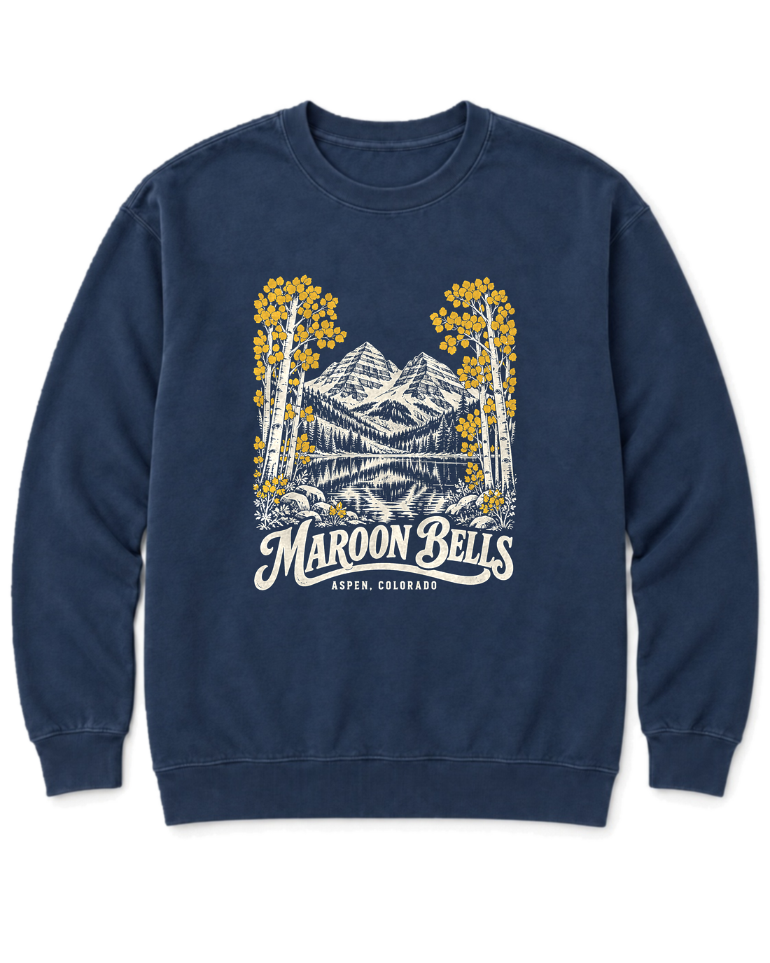 Maroon Bells Sweatshirt - True Navy