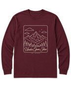 Under Open Skies Long Sleeve Shirt - Maroon