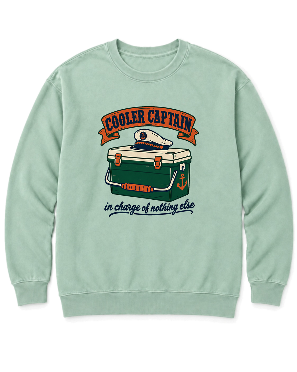 Cooler Captain Sweatshirt - Chalky Mint