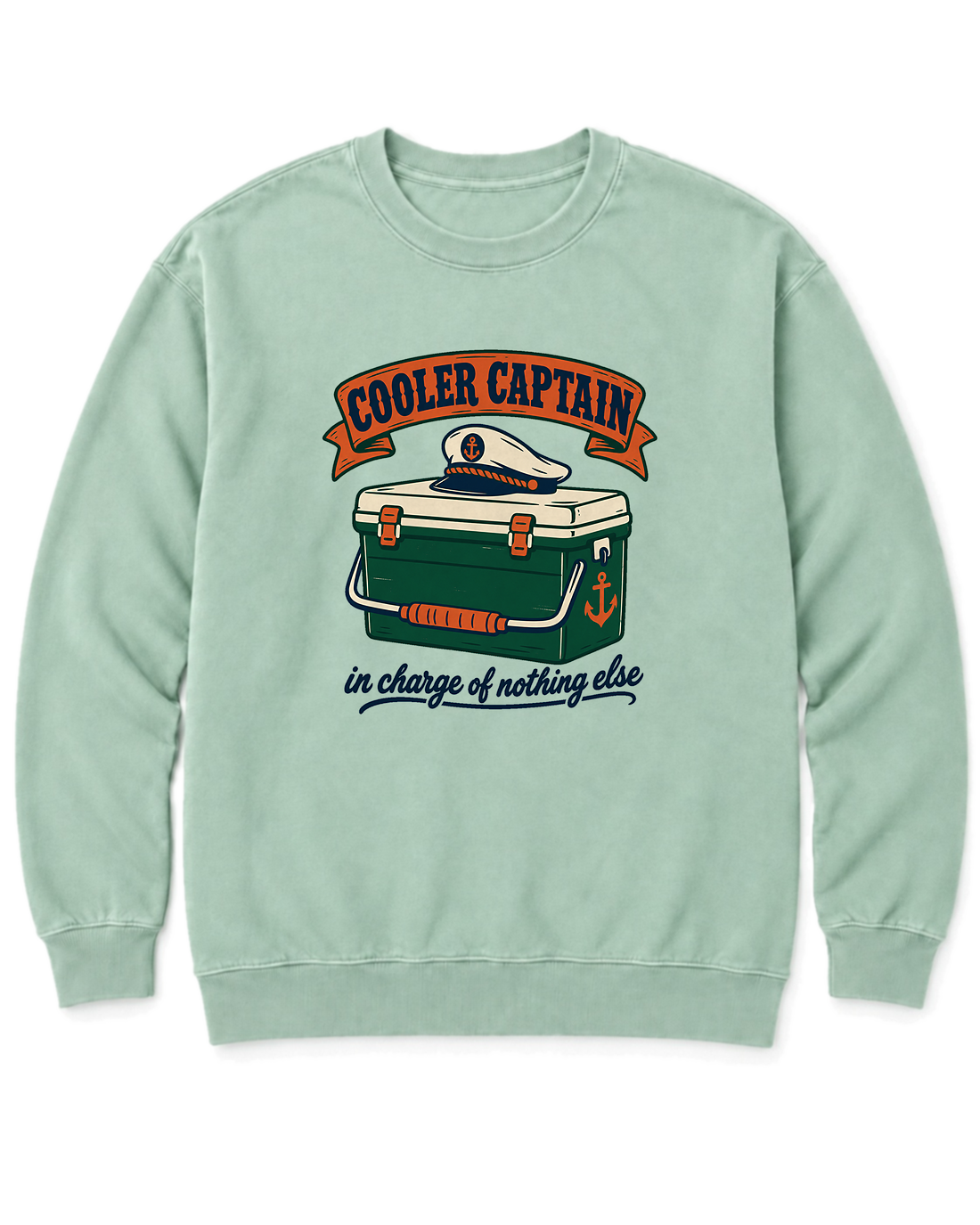 Cooler Captain Sweatshirt - Chalky Mint