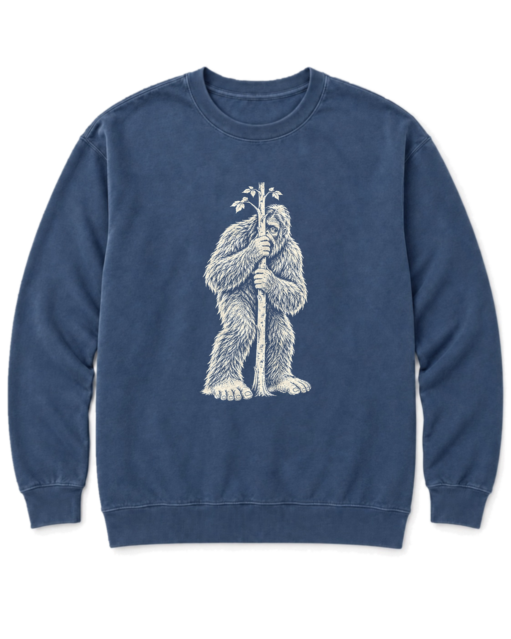 Bigfoot Hide and Seek Sweatshirt - Denim
