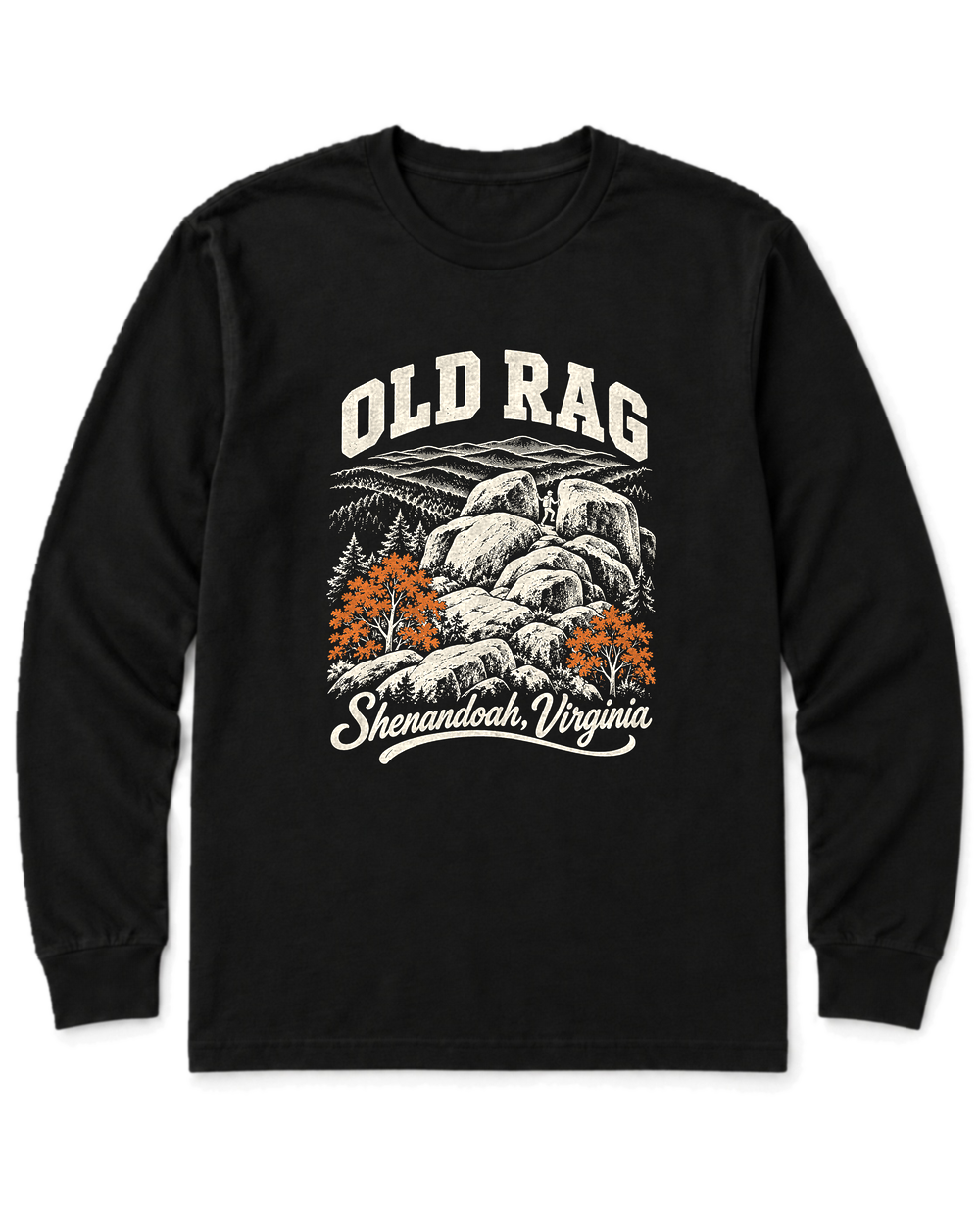 Old Rag Long Sleeve Shirt - Black